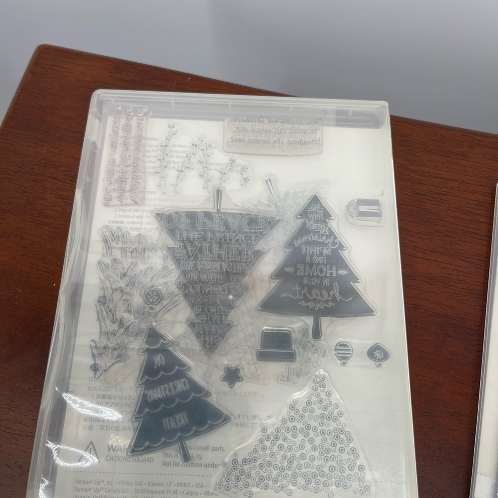 Stampin' Up! Festive Tree Stamp and Perfect Pines Framelits Die Set - Picture 4 of 5
